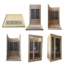 ساونا الأشعة تحت الحمراء البعيدة للمنزل: المجالات الكهرومغناطيسية المنخفضة والعلاج بالألوان والتحكم الذكي