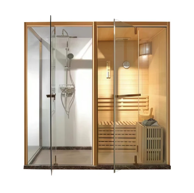 غرفة الاستحمام والبخار ساونا غرفة الاستحمام والبخار ساونا